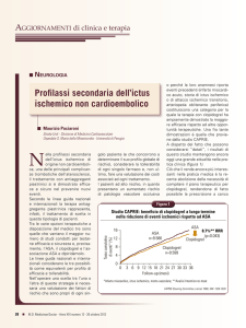 Profilassi secondaria dell`ictus ischemico non
