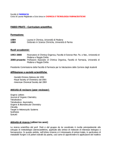 Facolt di FARMACIA - Facoltà di Farmacia