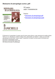 Dizionario di antropologia