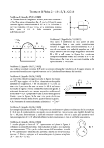 Tutorato di Fisica 2 – 16-18/11/2016
