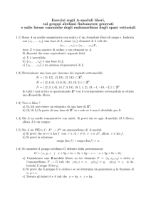 Esercizi e bibliografia