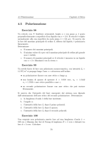 Capitolo 4.5 Polarizzazione