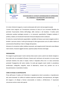 modulo di informazione e consenso all`atto medico per malattia da