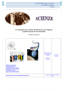 Lo scienziato non è l`uomo che fornisce le vere risposte