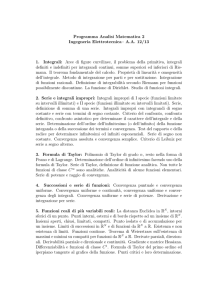AA 12/13 1. Integrali: Aree di figure curvilinee, il problema dell