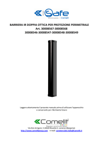 0,83 MB 30008567 BARRIERA IR DOPPIA OTTICA PER