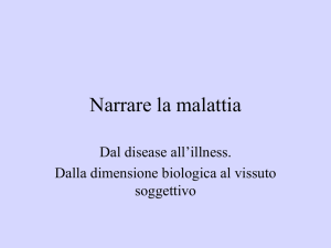Narrare la malattia