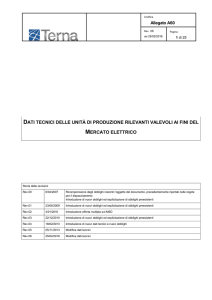 dati tecnici delle unità di produzione rilevanti valevoli ai fini