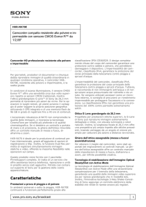 Sony : Informazioni sul prodotto : HXR-NX70E