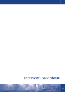 Interventi preordinati - Clinica Dermatologica