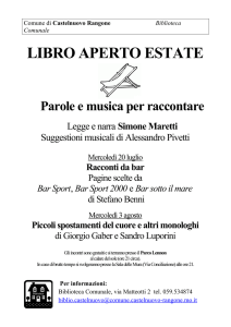 libro aperto estate - Comune di Castelnuovo Rangone