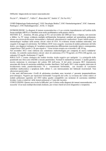 Difficolta` diagnostiche nei tumori neuroendocrini Piccini V1