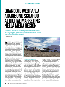 quando il web parla arabo: uno sguardo al digital