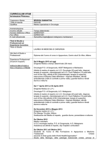 curriculum vitae - (ASST) Melegnano e della Martesana