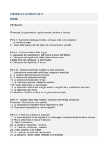 Le regole e le scelte