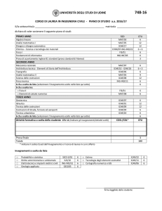 FACOLTÀ DI INGEGNERIA - Università degli Studi di Udine