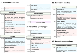 Volantino Illustrativo e Programma del Convegno Dsa 27