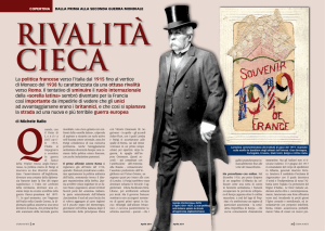 La politica francese verso l`Italia dal 1915 fino al vertice di Monaco
