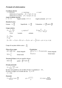 Formule elettrostatica