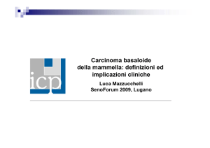 Carcinoma basaloide della mammella: definizioni ed implicazioni