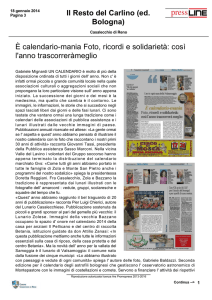 È calendariomania Foto, ricordi e solidarietà: così l`anno