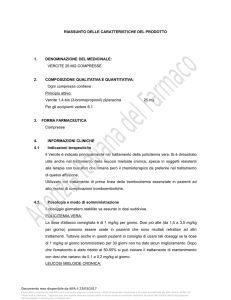 vercite 25 mg compresse 2. composizione qualitativ