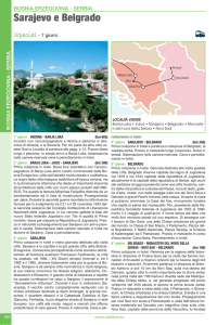 Sarajevo e Belgrado