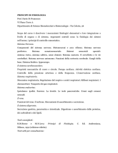 PRINCIPI DI FISIOLOGIA