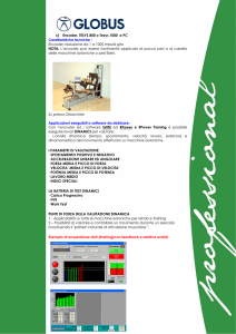 c) Encoder , TESYS 800 o Tesys 1000 e PC Caratteristiche tecniche