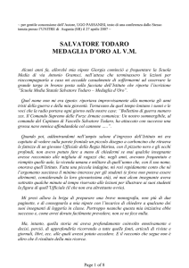 Salvatore Todaro, Medaglia d`Oro al Valor Militare