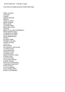 Archivio Sibari.info :: Inventati un sogno Una poesia sul disagio
