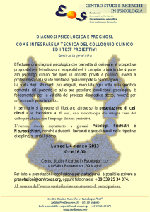 diagnosi psi e prognosi 4 marzo 13