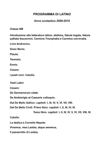 programma di latino
