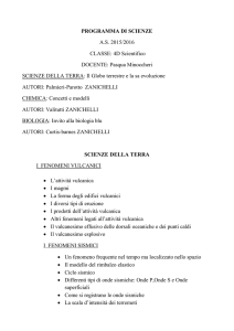 PROGRAMMA DI SCIENZE A.S. 2015/2016 CLASSE: 4D Scientifico