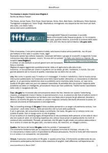 BrandForum 1 Tra impresa e utopia: il brand www.lifegate.it Tra
