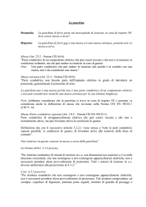 La panchina Domanda: La panchina di ferro posta sul marciapiede