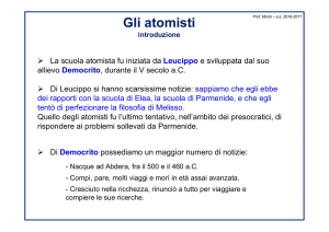 Gli atomisti - filosofiamo