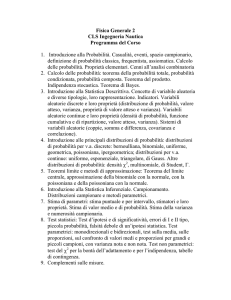 Fisica Generale 2 - Dipartimento di Fisica