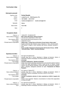 Curriculm V​itae - MUSE