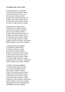 La canzone che vive tre volte La prima sigaretta è la più dolce la