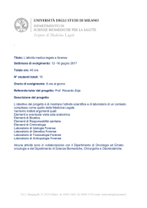 Sezione di Medicina Legale - Cosp