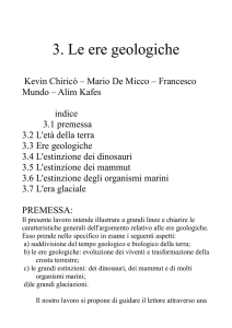 3. Le ere geologiche