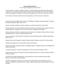 STRUTTURA DELLA MATERIA IInovità!