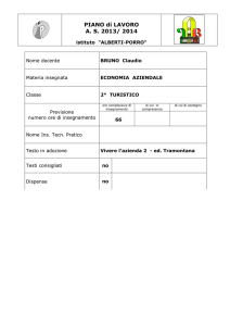 PIANO di LAVORO AS 2013/ 2014 - iis alberti