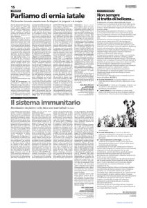 Parliamo di ernia iatale Il sistema immunitario