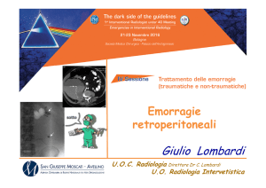 Emorragie retroperitoneali