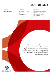 Sviluppare la capacità organizzativa di gestire ordinatamente il ciclo