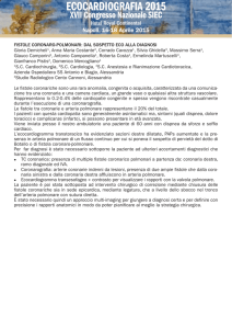 FISTOLE CORONARO-POLMONARI: DAL SOSPETTO ECO ALLA