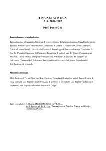 b)Fisica Statistica