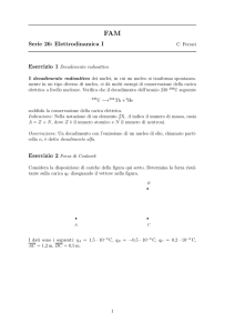 Serie 26: Elettrodinamica I
